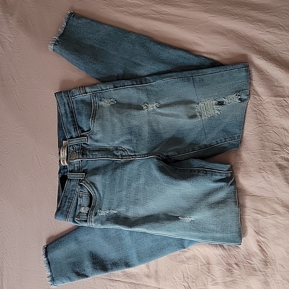 Levi's high rise girls skinny jeans